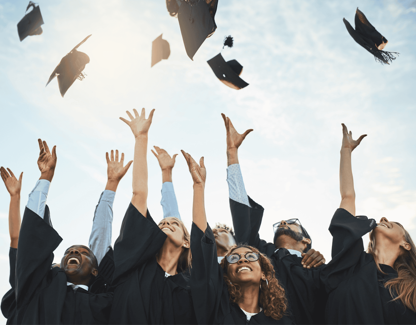 Throwing uni caps