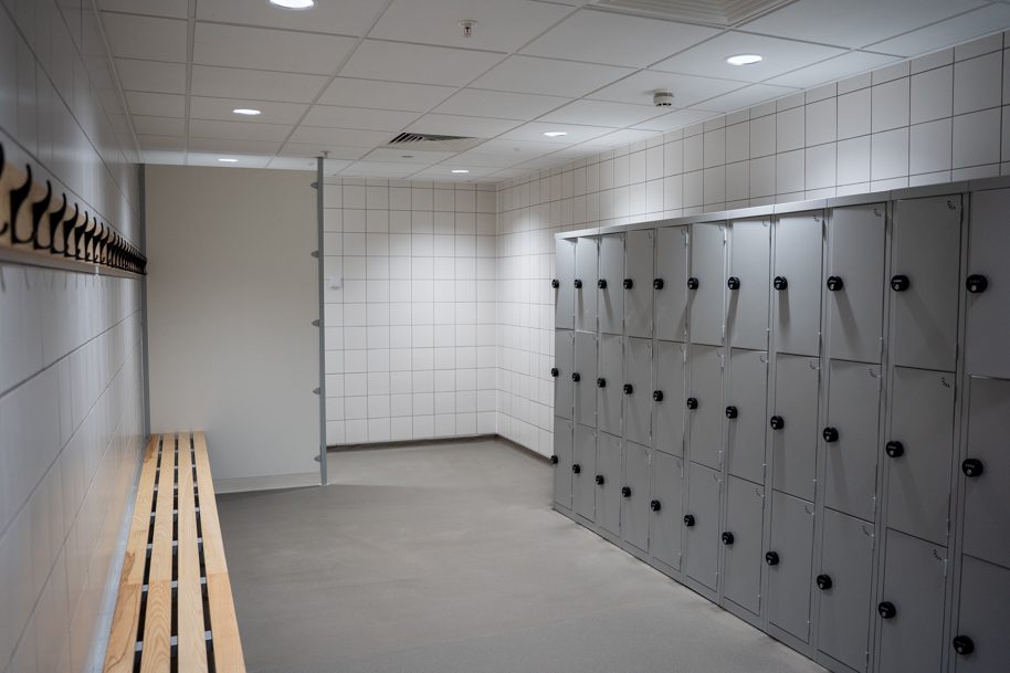 Changing room at HiVE
