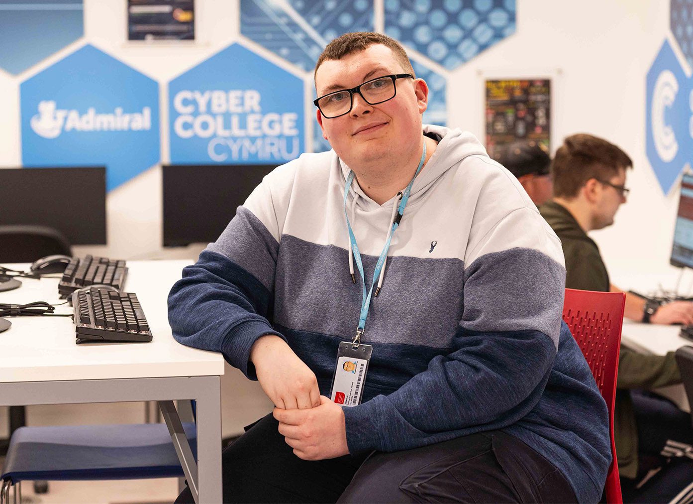 Cyberhub student smiling